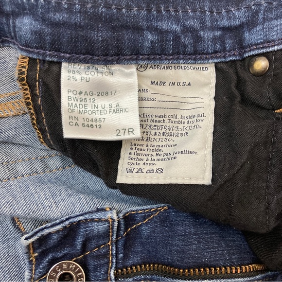 Adriano Goldschmied AG Farrah Skinny High Rise Jeans Women's 27 - Picture 7 of 10